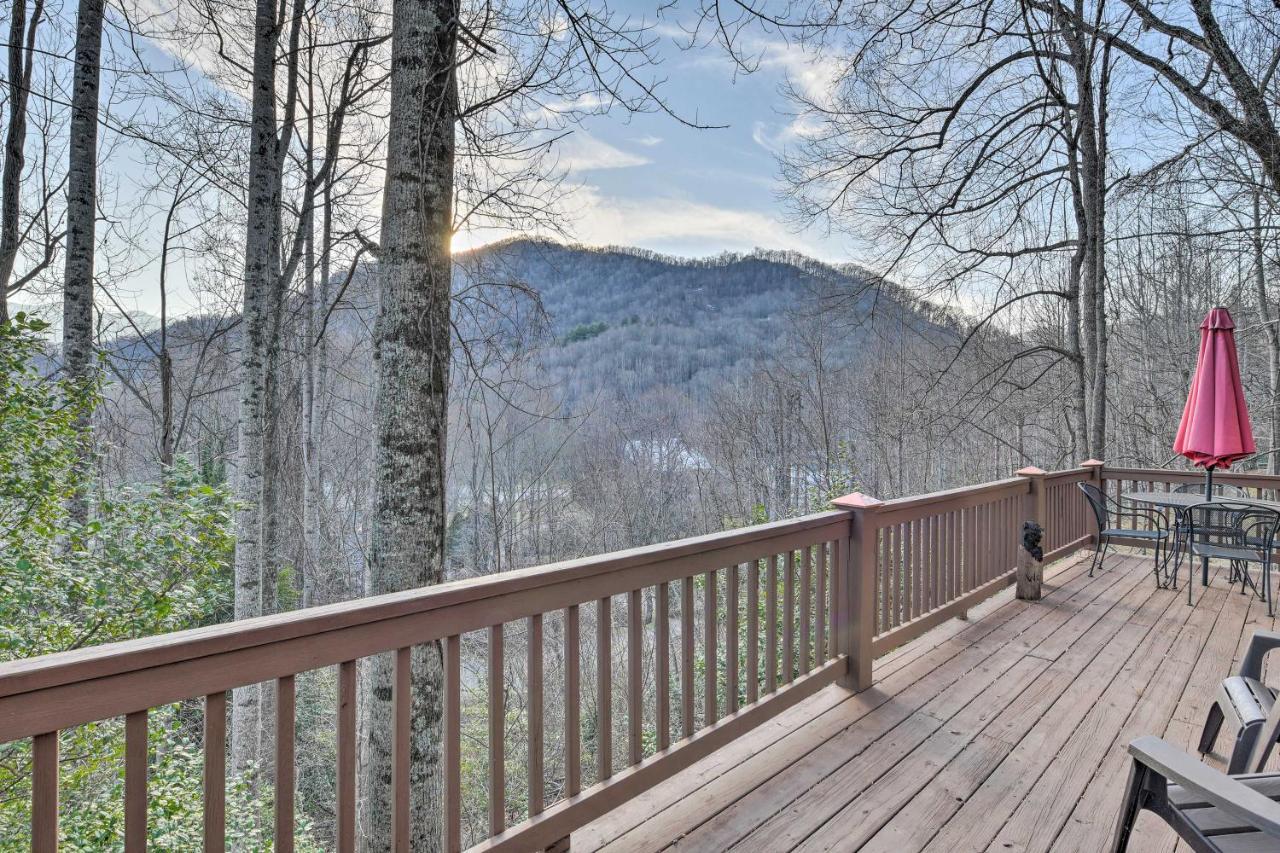 Cabin With Fire Pit 5 Mi To Cataloochee Skiing Villa Maggie Valley Exterior photo