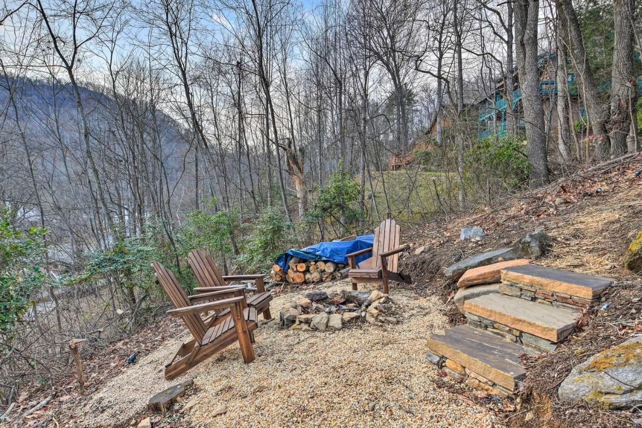 Cabin With Fire Pit 5 Mi To Cataloochee Skiing Villa Maggie Valley Exterior photo