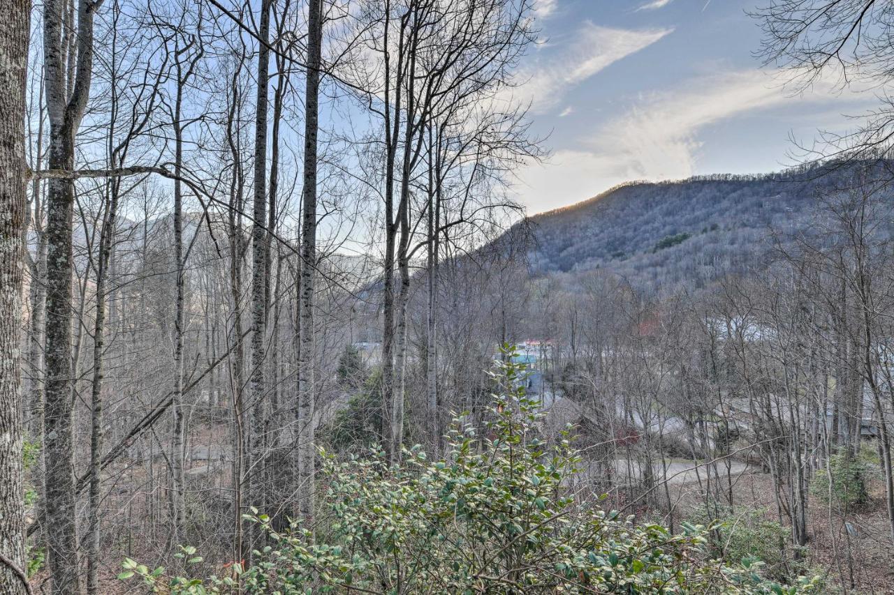 Cabin With Fire Pit 5 Mi To Cataloochee Skiing Villa Maggie Valley Exterior photo