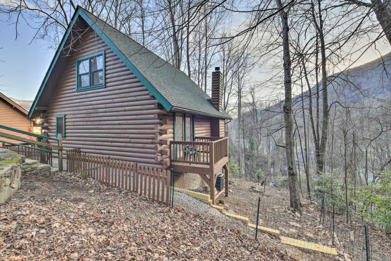 Cabin With Fire Pit 5 Mi To Cataloochee Skiing Villa Maggie Valley Exterior photo