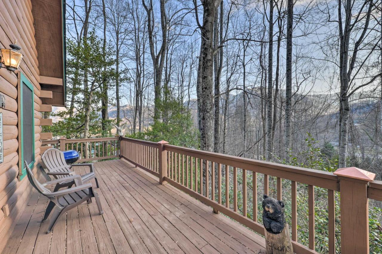 Cabin With Fire Pit 5 Mi To Cataloochee Skiing Villa Maggie Valley Exterior photo